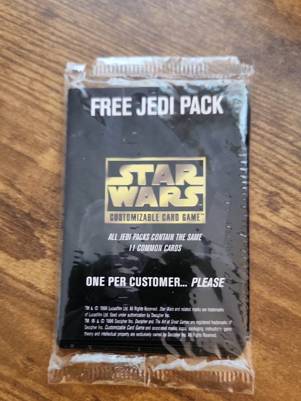 Star Wars Free Jedi Pack - Sealed 11 Cards